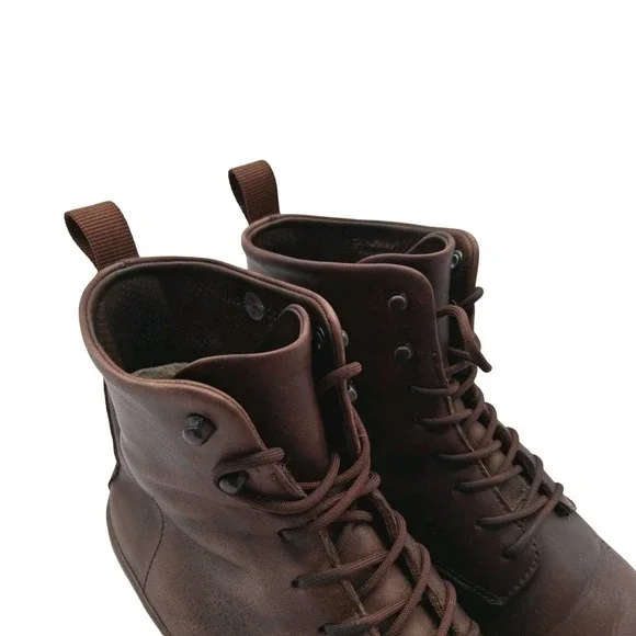 Vivobarefoot Boots Womens EU 41 US 10 Brown Leather Barefoot Thermal Chukka - Picture 3 of 15